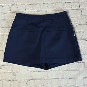 English Factory Navy Blue Skort